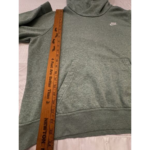 NIKE Light Green Sportswear Club Funnel-Neck Cowl Hoodie Sz XL athletic Sporty - Picture 6 of 11